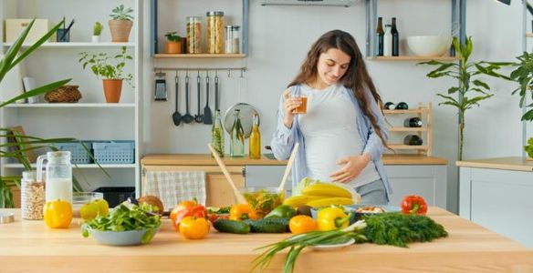 Alimentação vegetariana na gravidez